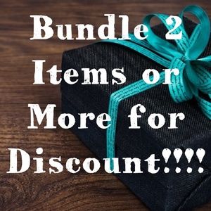 Discount for anything over 2 items!!!!